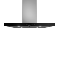 Островная вытяжка ICBVI42B Черное стекло