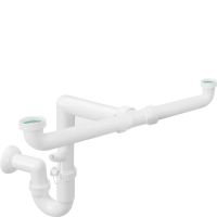 Сифон для 2 чаш 3713 Сифон для 2 чаш 3713